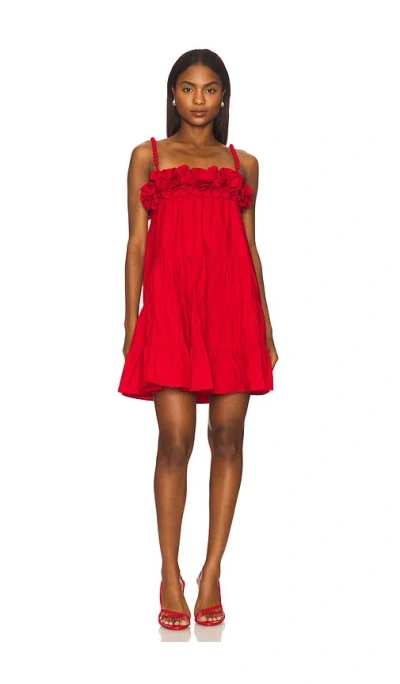Saylor Carie Dress In Red