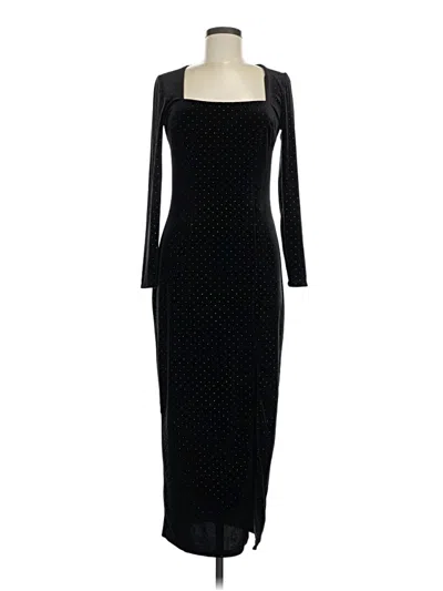 Pre-owned Saylor Casual Dress In Black