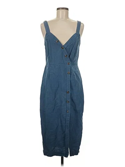 Pre-owned Saylor Casual Dress In Blue