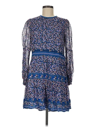 Pre-owned Saylor Casual Dress In Blue