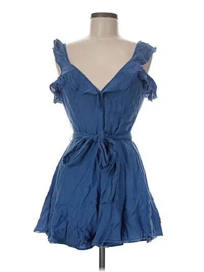 Pre-owned Saylor Casual Dress In Blue