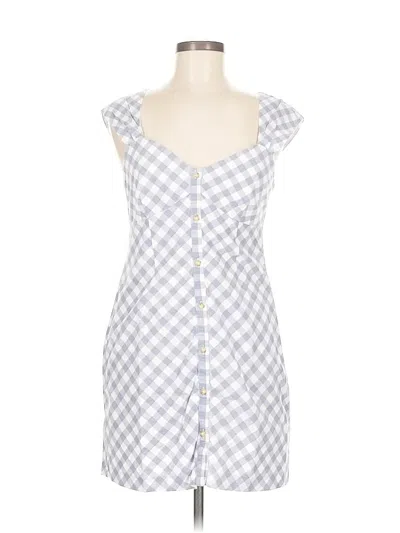 Pre-owned Saylor Casual Dress In Gray