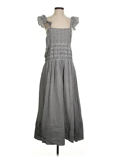 Pre-owned Saylor Casual Dress In Gray