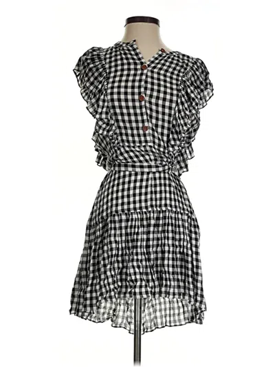 Pre-owned Saylor Casual Dress In Gray