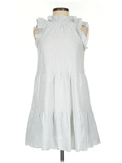 Pre-owned Saylor Casual Dress In Gray