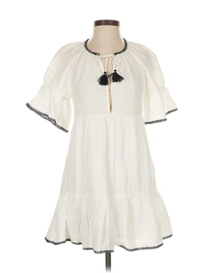 Pre-owned Saylor Casual Dress In Ivory