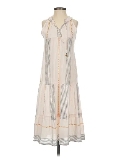 Pre-owned Saylor Casual Dress In Ivory