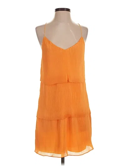 Pre-owned Saylor Casual Dress In Orange