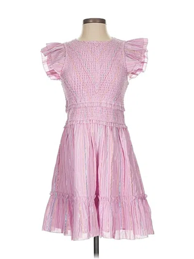 Pre-owned Saylor Casual Dress In Pink