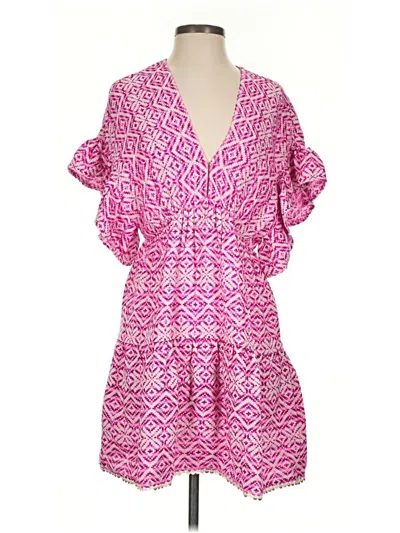 Pre-owned Saylor Casual Dress In Pink