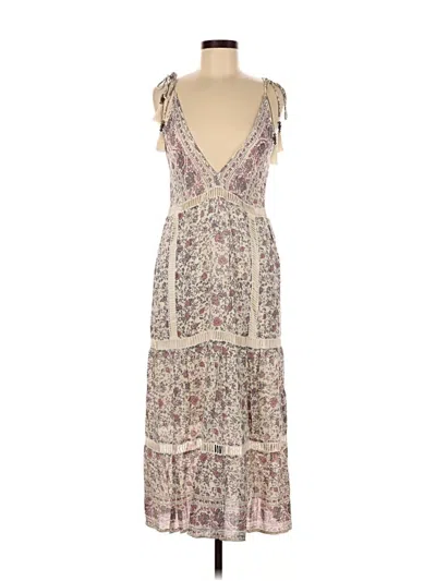 Pre-owned Saylor Casual Dress In White