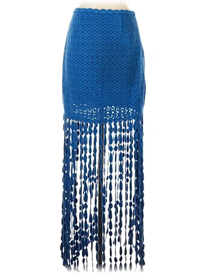 Pre-owned Saylor Casual Skirt In Blue
