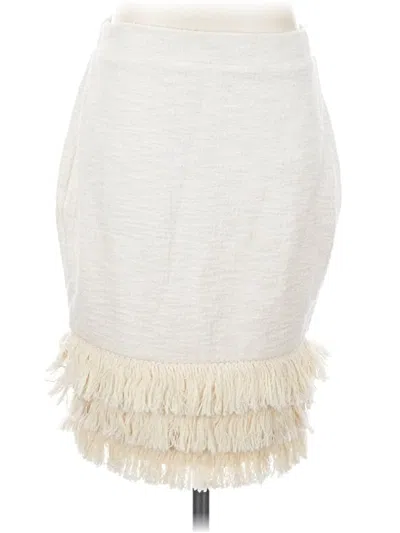 Pre-owned Saylor Casual Skirt In Ivory