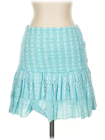 Pre-owned Saylor Casual Skirt In Teal