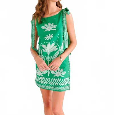 Saylor Cedar Mini Dress In Green