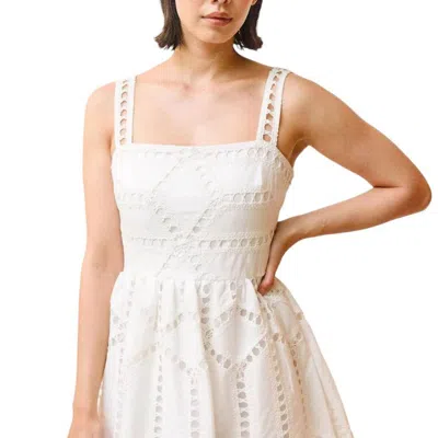 Saylor Cezanne Mini Dress In White | ModeSens