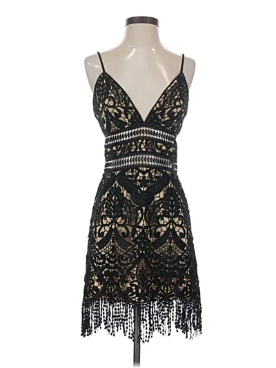 Pre-owned Saylor Cocktail Dress In Black