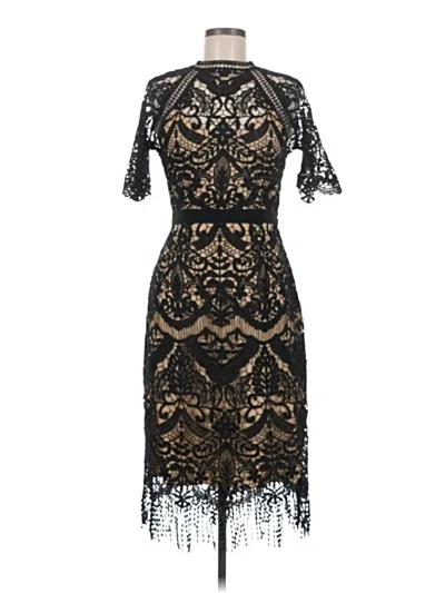 Pre-owned Saylor Cocktail Dress In Black