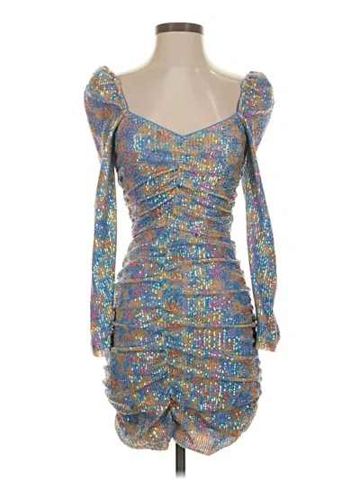 Pre-owned Saylor Cocktail Dress In Blue