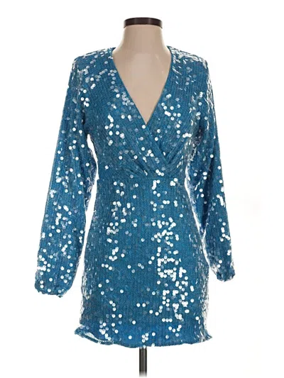 Pre-owned Saylor Cocktail Dress In Blue