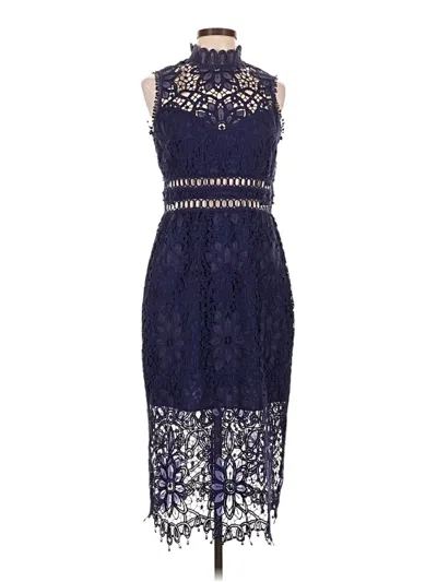 Pre-owned Saylor Cocktail Dress In Blue