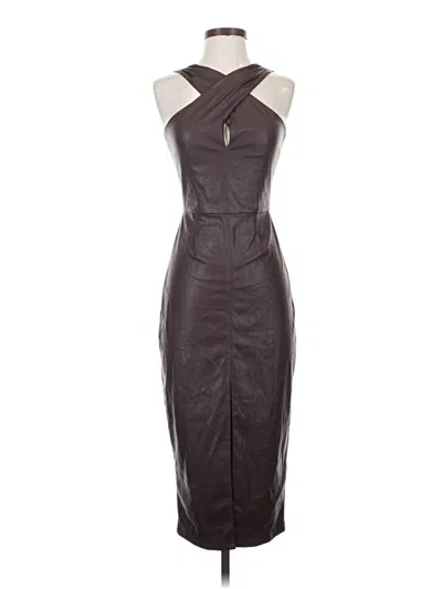 Pre-owned Saylor Cocktail Dress In Brown