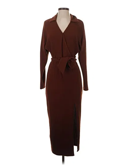 Pre-owned Saylor Cocktail Dress In Brown