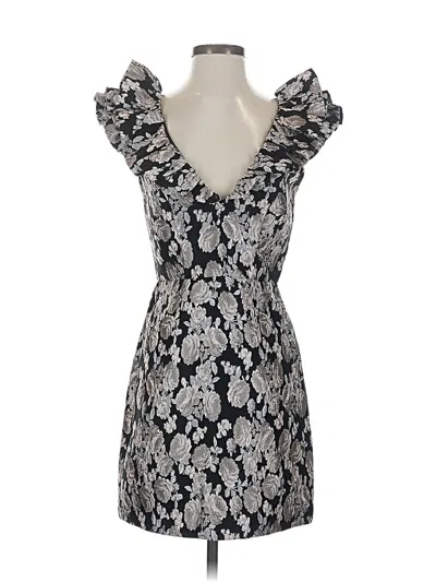 Pre-owned Saylor Cocktail Dress In Gray