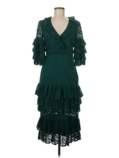 Pre-owned Saylor Cocktail Dress In Green