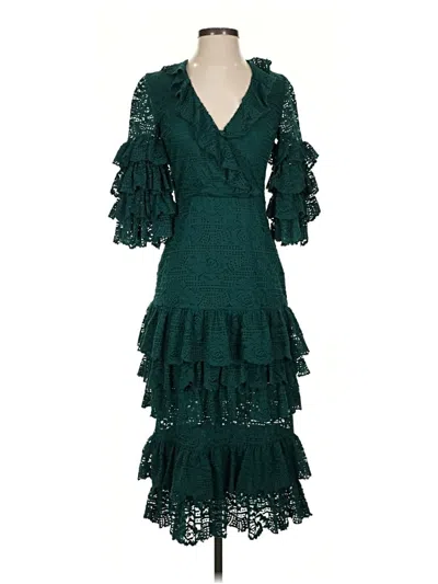 Pre-owned Saylor Cocktail Dress In Green