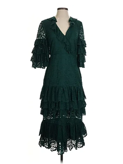 Pre-owned Saylor Cocktail Dress In Green