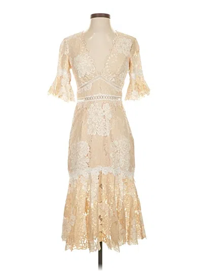 Pre-owned Saylor Cocktail Dress In Ivory
