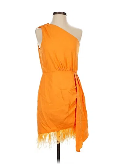 Pre-owned Saylor Cocktail Dress In Orange