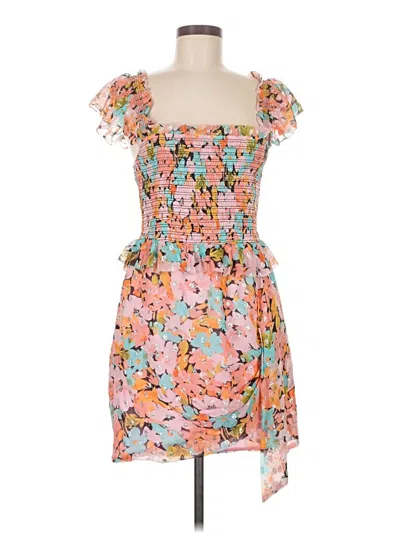 Pre-owned Saylor Cocktail Dress In Orange