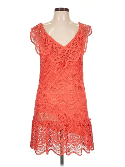 Pre-owned Saylor Cocktail Dress In Orange