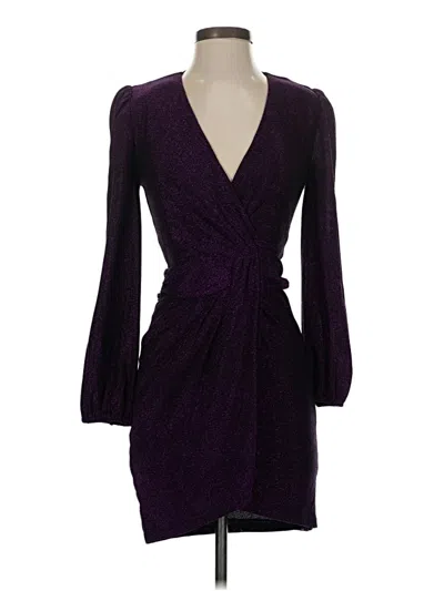Pre-owned Saylor Cocktail Dress In Purple