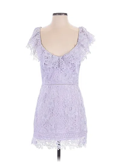 Pre-owned Saylor Cocktail Dress In Purple