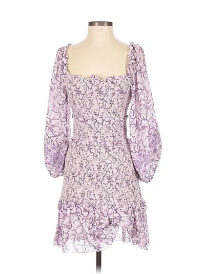 Pre-owned Saylor Cocktail Dress In Purple