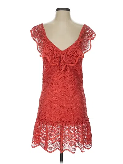 Pre-owned Saylor Cocktail Dress In Red