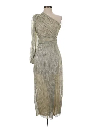 Pre-owned Saylor Cocktail Dress In Silver