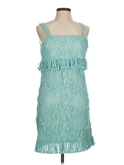 Pre-owned Saylor Cocktail Dress In Teal