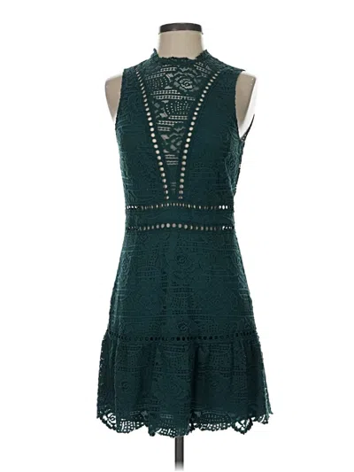 Pre-owned Saylor Cocktail Dress In Teal