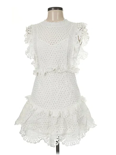 Pre-owned Saylor Cocktail Dress In White