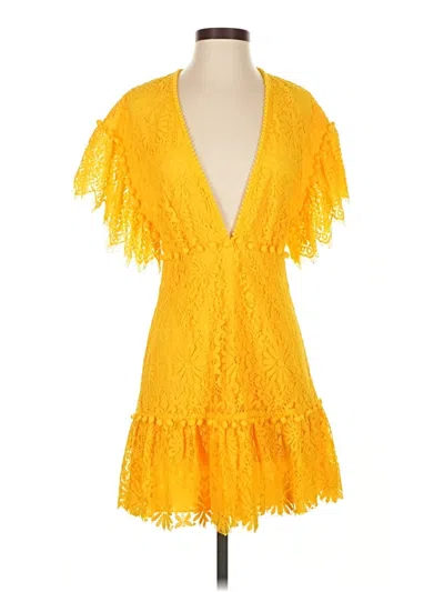 Pre-owned Saylor Cocktail Dress In Yellow