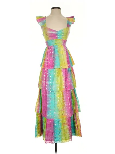Pre-owned Saylor Cocktail Dress In Yellow