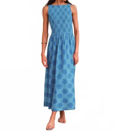 Saylor Corina Midi Dress In Seashell Scarf Print In Multi