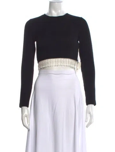 Pre-owned Saylor Crew Neck Sweater W/ Tags In Black