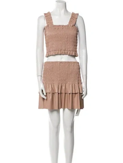 Pre-owned Saylor Dress Set In Pink