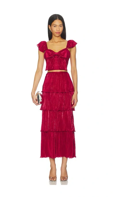 Saylor Everlee Set In Red