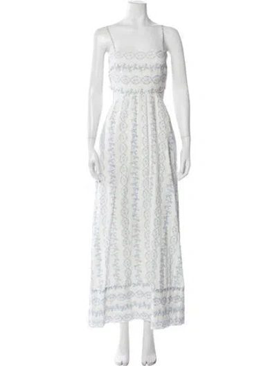 Pre-owned Saylor Floral Print Long Dress In Multi